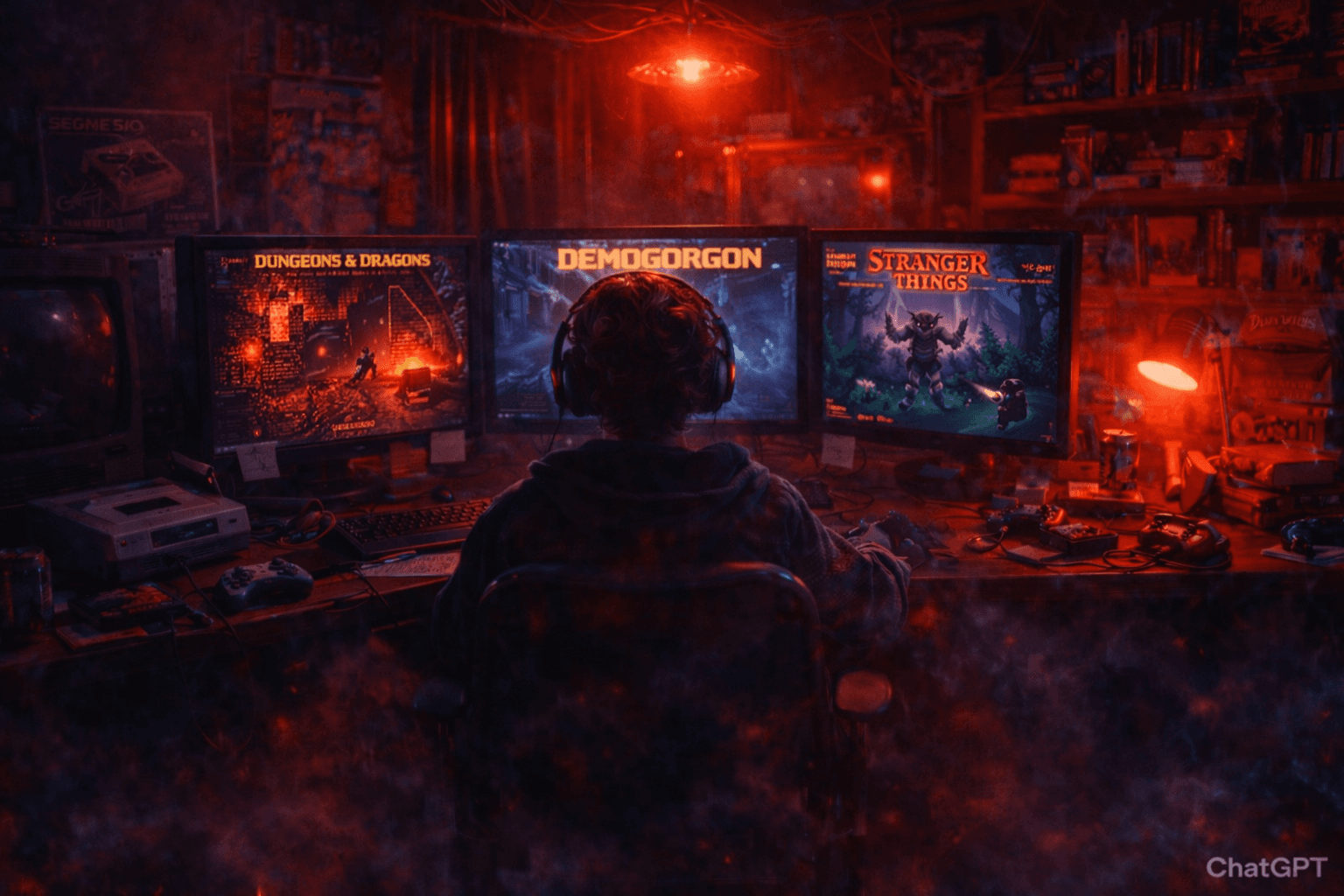 The ARCADE LAB 1986 background